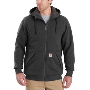 Carhartt Rain Defender Rockford Sherpa lined hoodie sweatshirt jacket Size 3XL